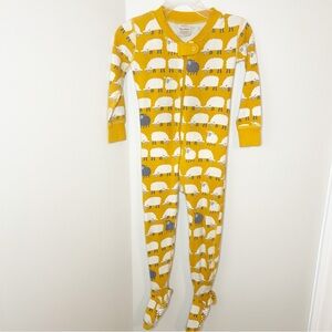 Hanna Andersson Zip-Up Sleeper w/ Feet (3T/90cm)